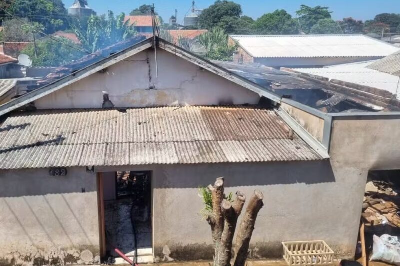 Paraná – Idoso fica ferido após casa ser incendiada por ex-genro, diz bombeiros