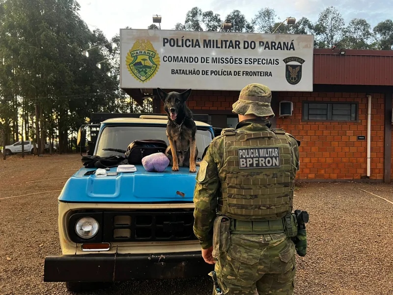 Porto Mendes – Homem com mandado de prisão é preso com haxixe