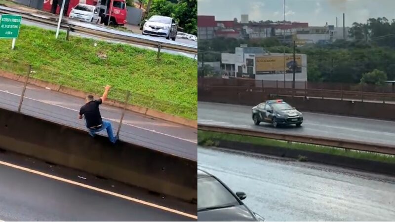 Medianeira – Contrabandista foge na BR 277 e ‘rasga’ cerca para escapar da prisão
