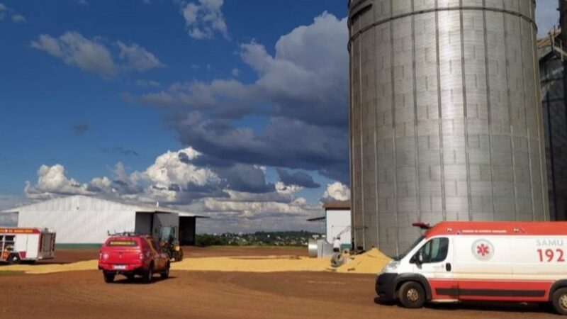 Palotina – Trabalhador morre ao cair em silo de soja