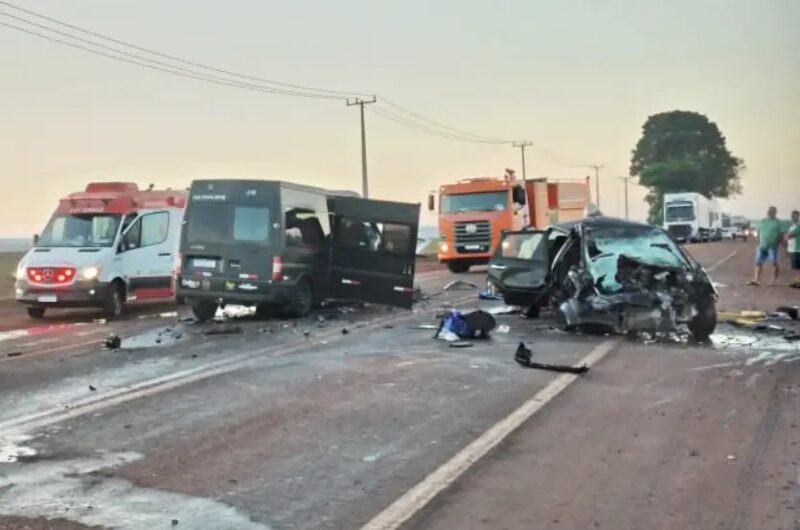 Assis – Segunda vítima da colisão entre carro e van de dupla sertaneja morre no hospital