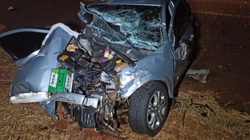 PR 585 – Acidente grave deixa dois feridos entre Toledo e São Pedro do Iguaçu