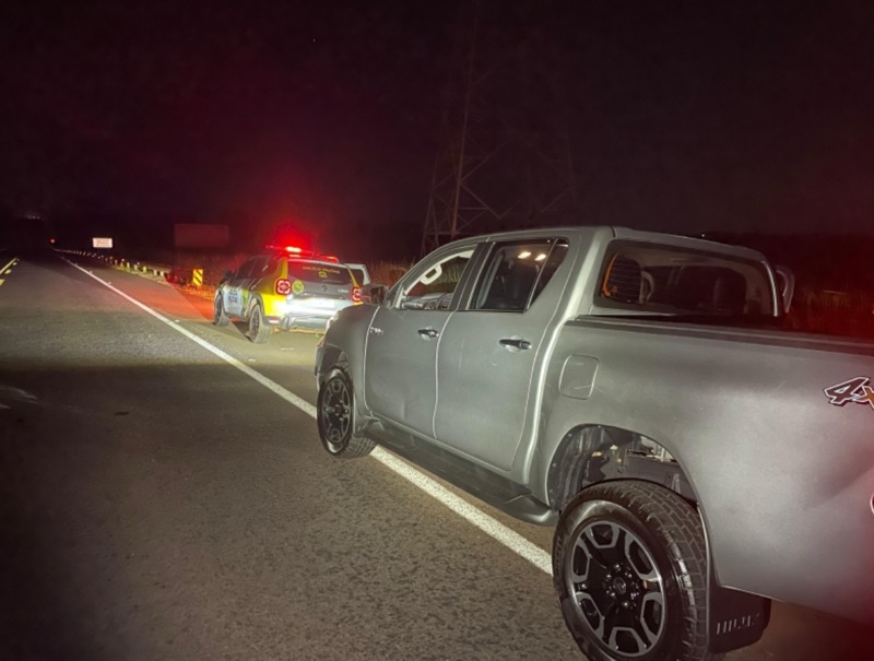 Guaíra – PM recupera caminhonete roubada e apreende adolescente