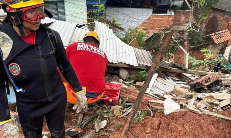 MG – Deslizamentos em Ipatinga deixam pelo menos cinco mortos