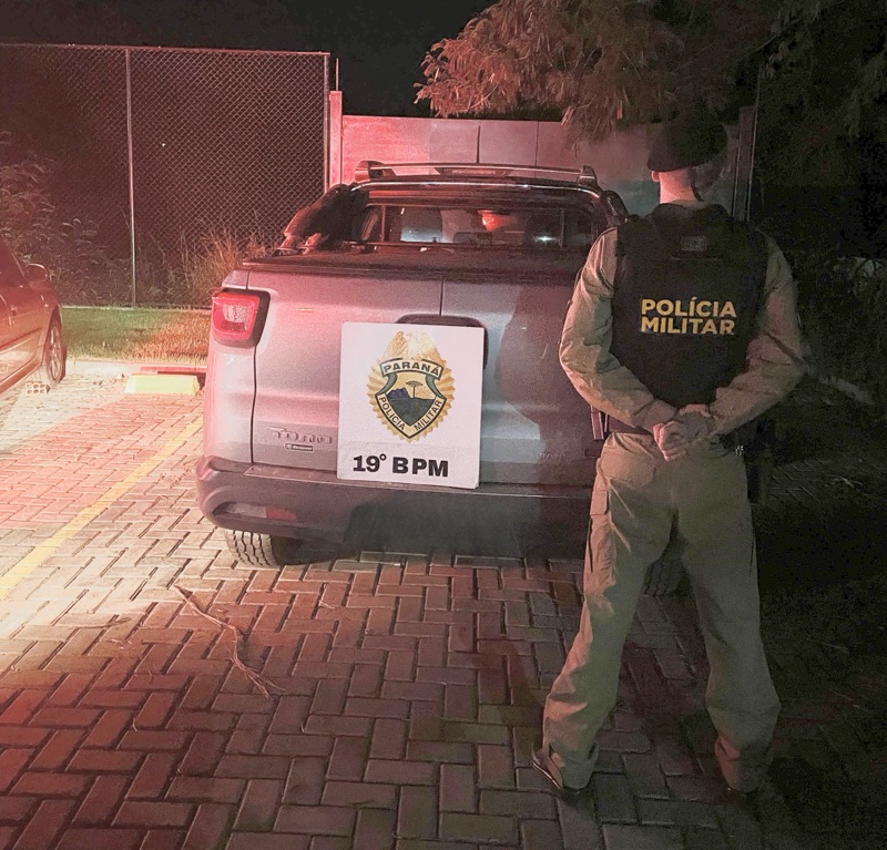 Guaíra – PM recupera Fiat/Toro roubado na Bahia