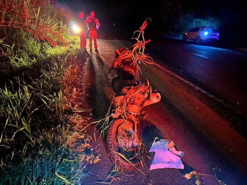 BR 153 – Sargento da PM aposentado morre após motocicleta em que estava ser atingida por carro de luxo