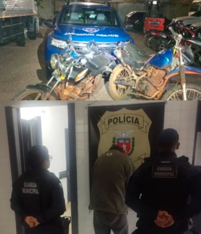 Guaíra – Guarda Municipal detém homem embriagado e apreende motocicletas estrangeiras irregulares