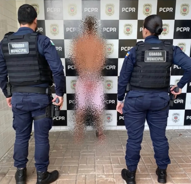 Guaíra – GM prende acusado de violência doméstica e apreende simulacro de arma de fogo