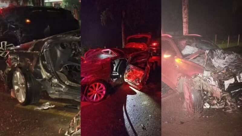 SC – Acidente mata casal, dois filhos e amigo da família