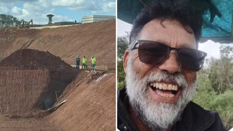 Paraná – Barranco desmorona e trabalhador morre soterrado em obras de aterro sanitário