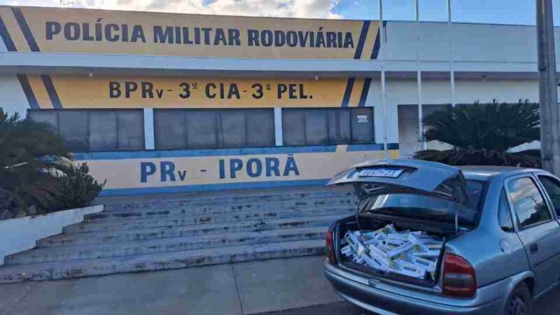 PRC 272 – Carga de cigarros contrabandeados é apreendida em Iporã