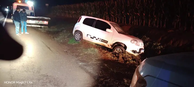 PR 182 – Jovem fica ferido após saída de pista entre Toledo e Maripá