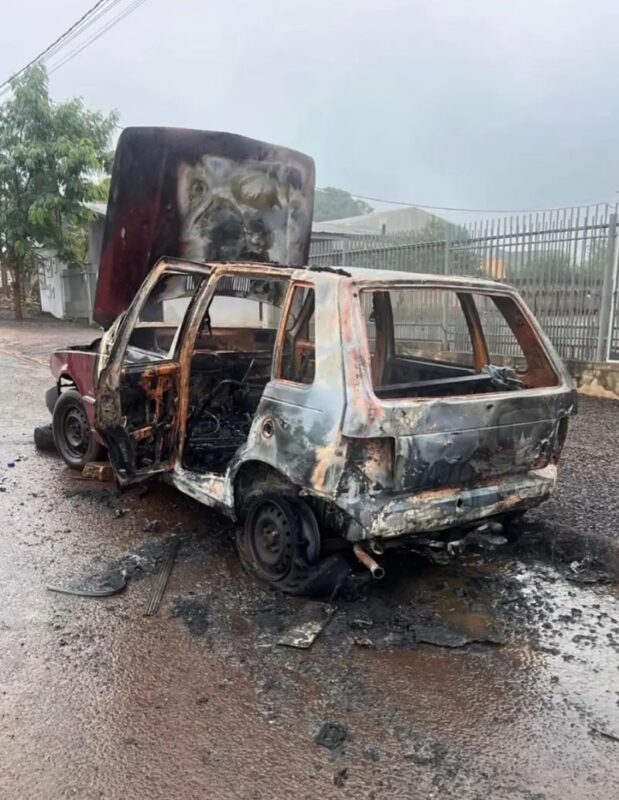 Palotina – Homem é preso após incendiar carro da ex-companheira