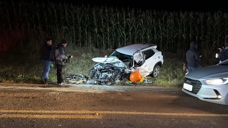 PR 180 – Gestante morre no HUOP após grave acidente em Cascavel