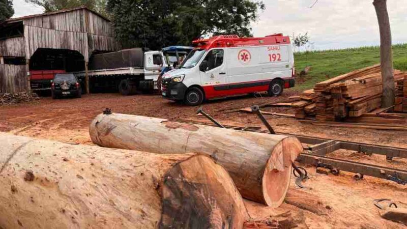 Missal – Idoso morre após trator tombar durante trabalho em propriedade rural