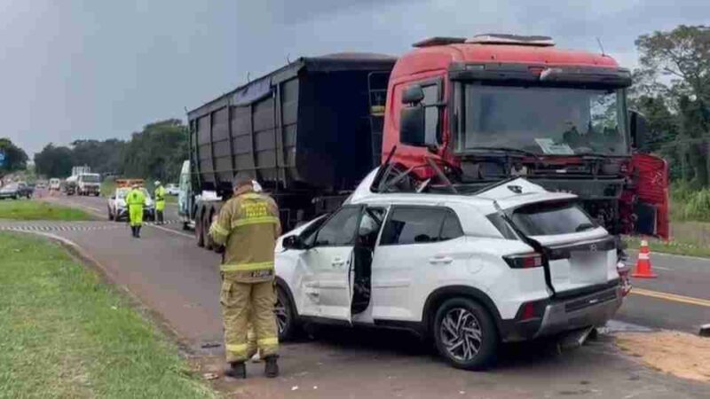 BR 277 – Pai presencia acidente que matou filha e deixou esposa em estado grave em Céu Azul