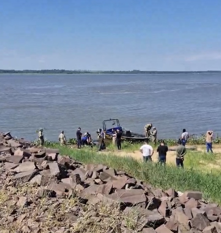 Guaíra – Tragédia no Rio Paraná mobiliza Marinha e equipes de resgate