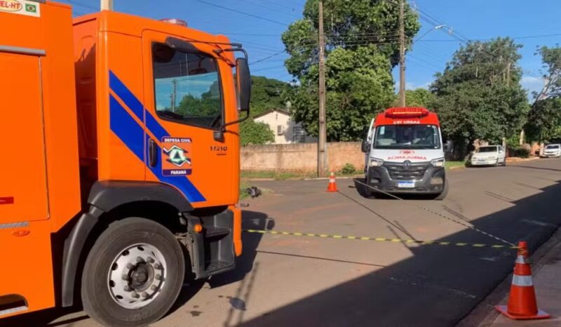 Fatalidade – Avó salva neto de 2 anos de atropelamento no PR, mas morre ao ser atingida por caminhão