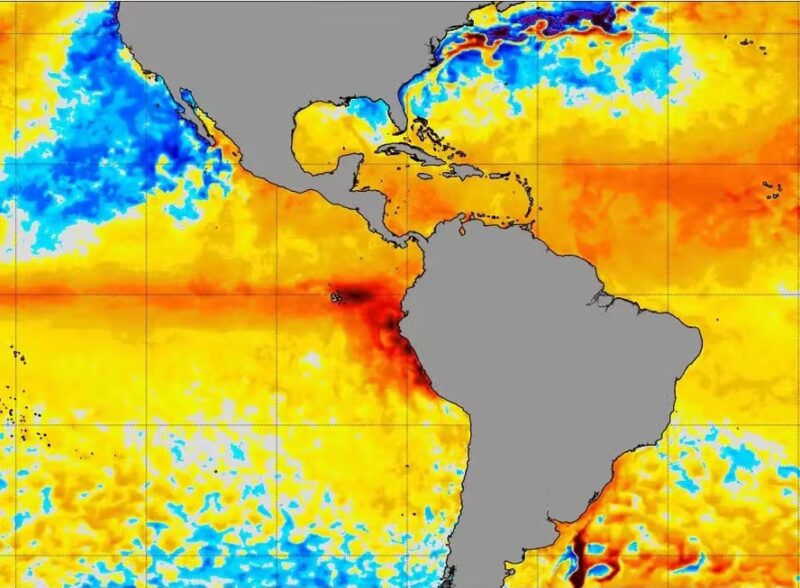 Clima – El Niño vai aumentar as temperaturas globais em 2026, diz OMM