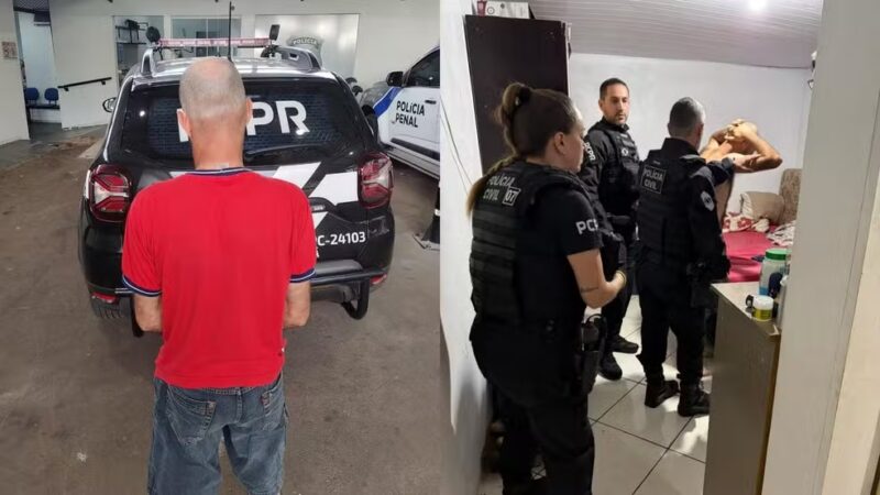 Cascavel – Pai é preso por estuprar filhas de 7 e 8 anos na frente do filho de 10