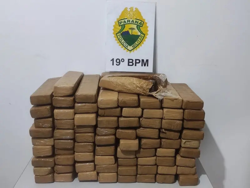 Região – Rotam apreende mais de 57 quilos de maconha após perseguição entre Ouro Verde e Toledo