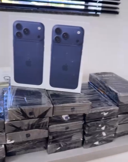 Corbélia – BPRv apreende 264 iPhones avaliados em R$ 1,2 milhão durante operação