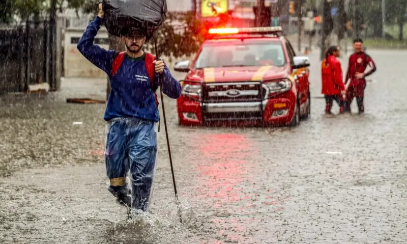 Clima – Sul do país terá tempestade e ventos fortes a partir desta sexta