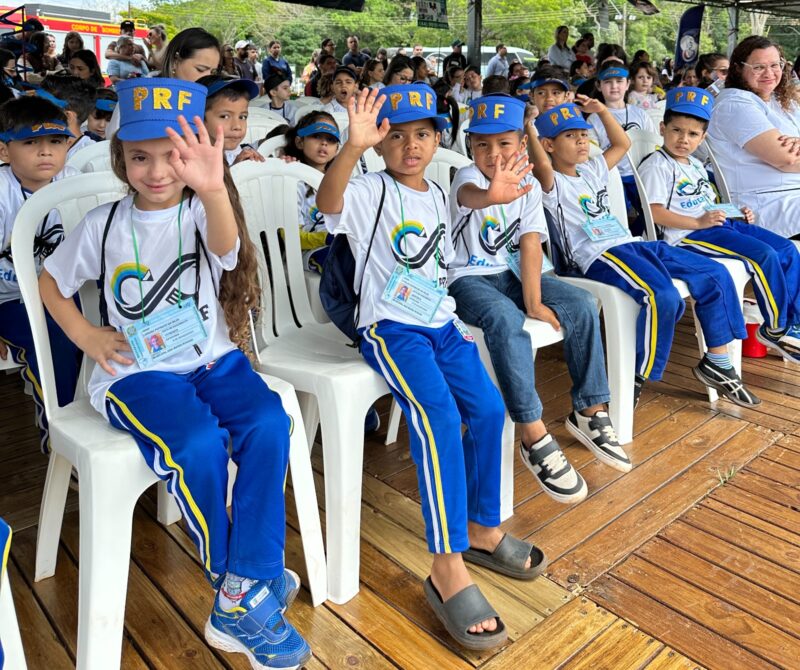 Guaíra – PRF e Prefeitura formam 500 crianças no Projeto EDUCAR PRF 2025