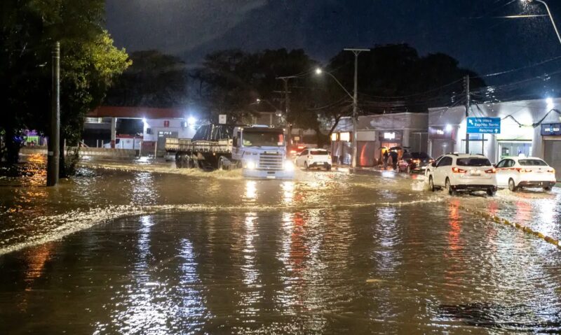 Clima – Fortes chuvas e rajadas de vento atingem o Rio Grande do Sul