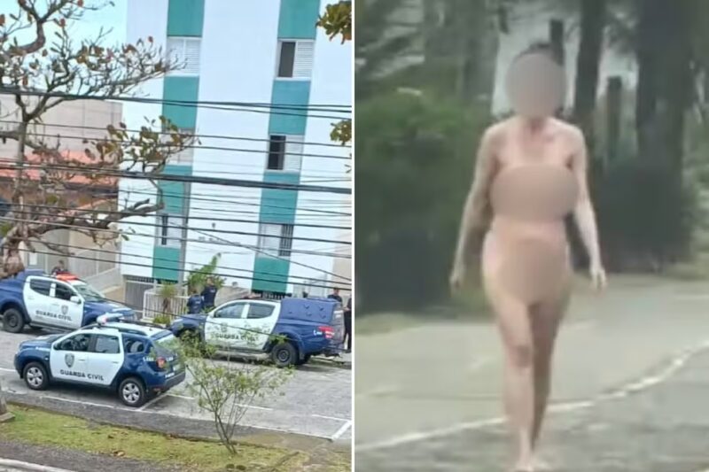 SP – Mulher nua mata o pai com 20 facadas e diz  polícia que estava estressada por cuidar do idoso