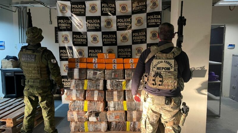 Marechal – Mais de 750 quilos de maconha e armas são apreendidos em área rural