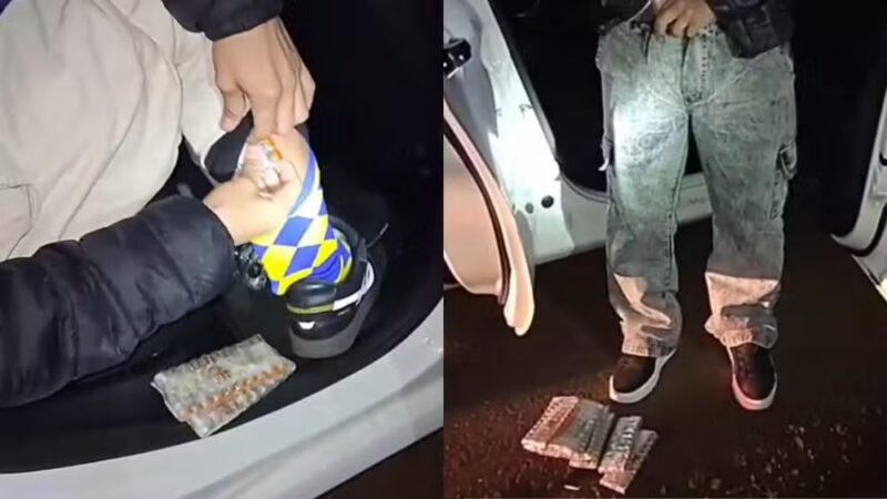 Cascavel – Pai, filhos e sobrinho são presos com emagrecedores escondidos em meias e cuecas