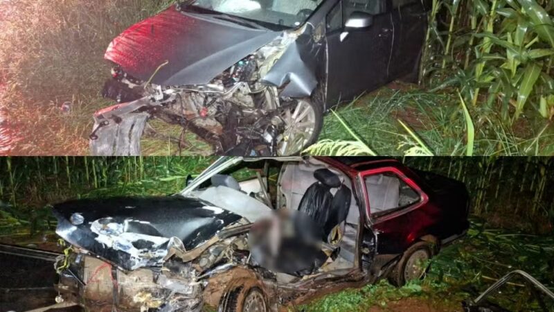 PR 538 – Batida entre carros causa morte de dois jovens; motorista não possuía CNH