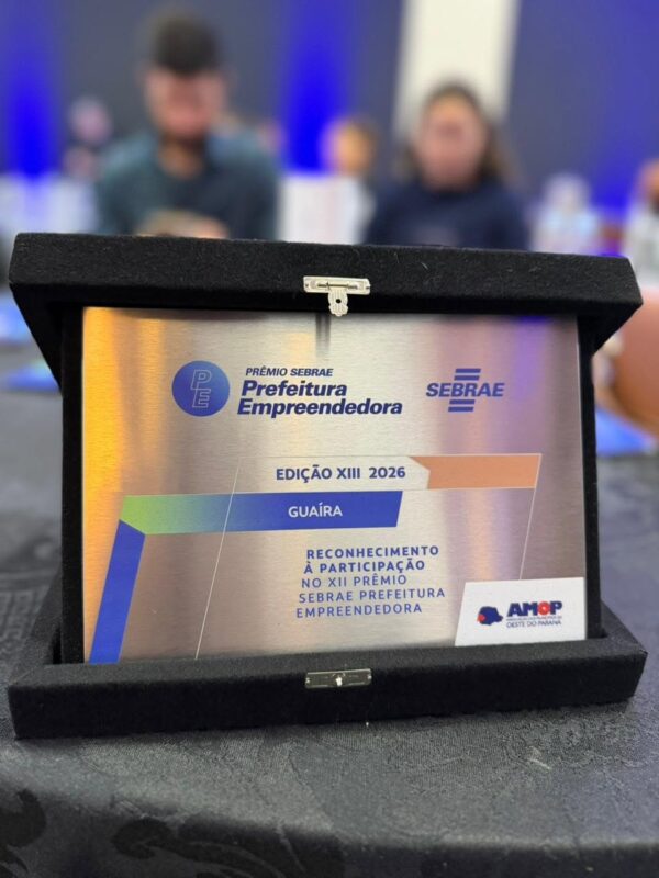 Destaque – Guaíra conquista Selo Diamante e recebe reconhecimento nacional em Brasília