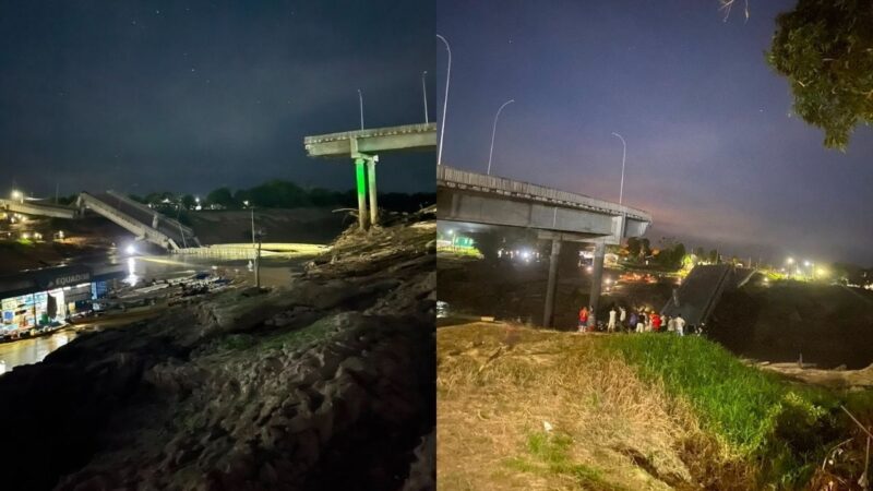 Brasil – Ponte nova de R$ 36 milhões desaba no interior do Acre