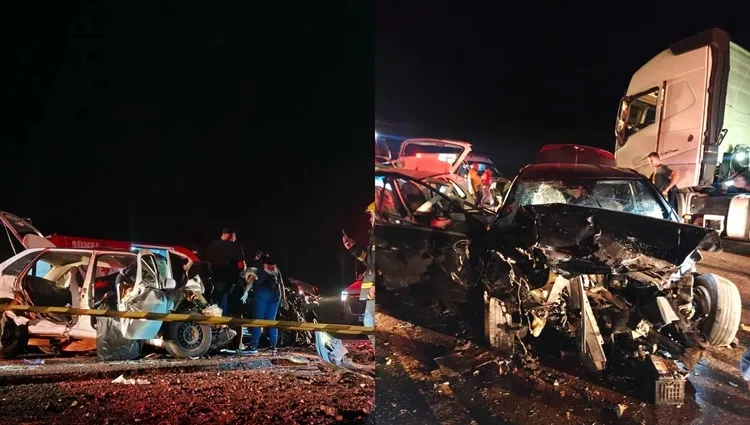 MT – Seis pessoas morrem em acidente com três veículos