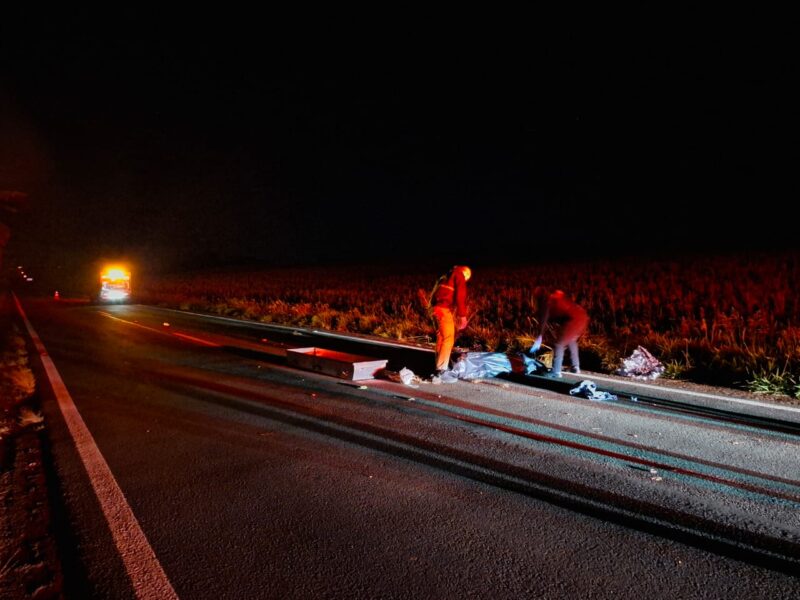 Trânsito – Ocorrência sem testemunhas deixa mulher morta na PR-317, em São José das Palmeiras