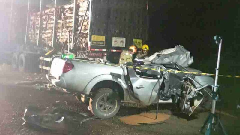 PR 160 – Acidente deixa dois mortos e dois feridos em Telêmaco Borba