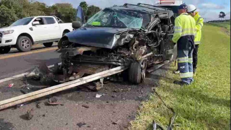 BR 277 – Ultrapassagem proibida provoca acidente com quatro veículos em Santa Tereza do Oeste