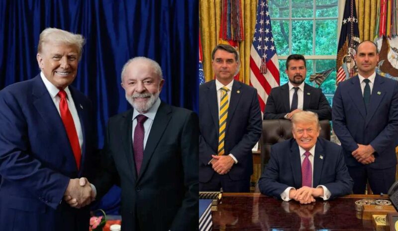 França – Após apertar mão de Lula, Trump diz que Brasil é “uma bagunça” e país “politicamente perigoso”